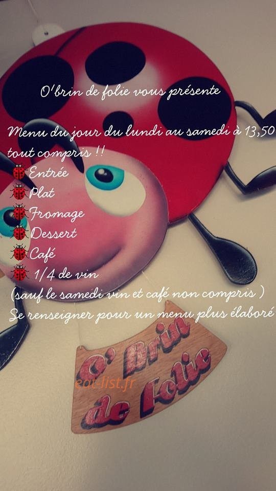 O'Brin De Folie — carte page 1