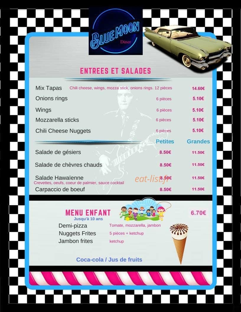 Blue Grill — carte page 3