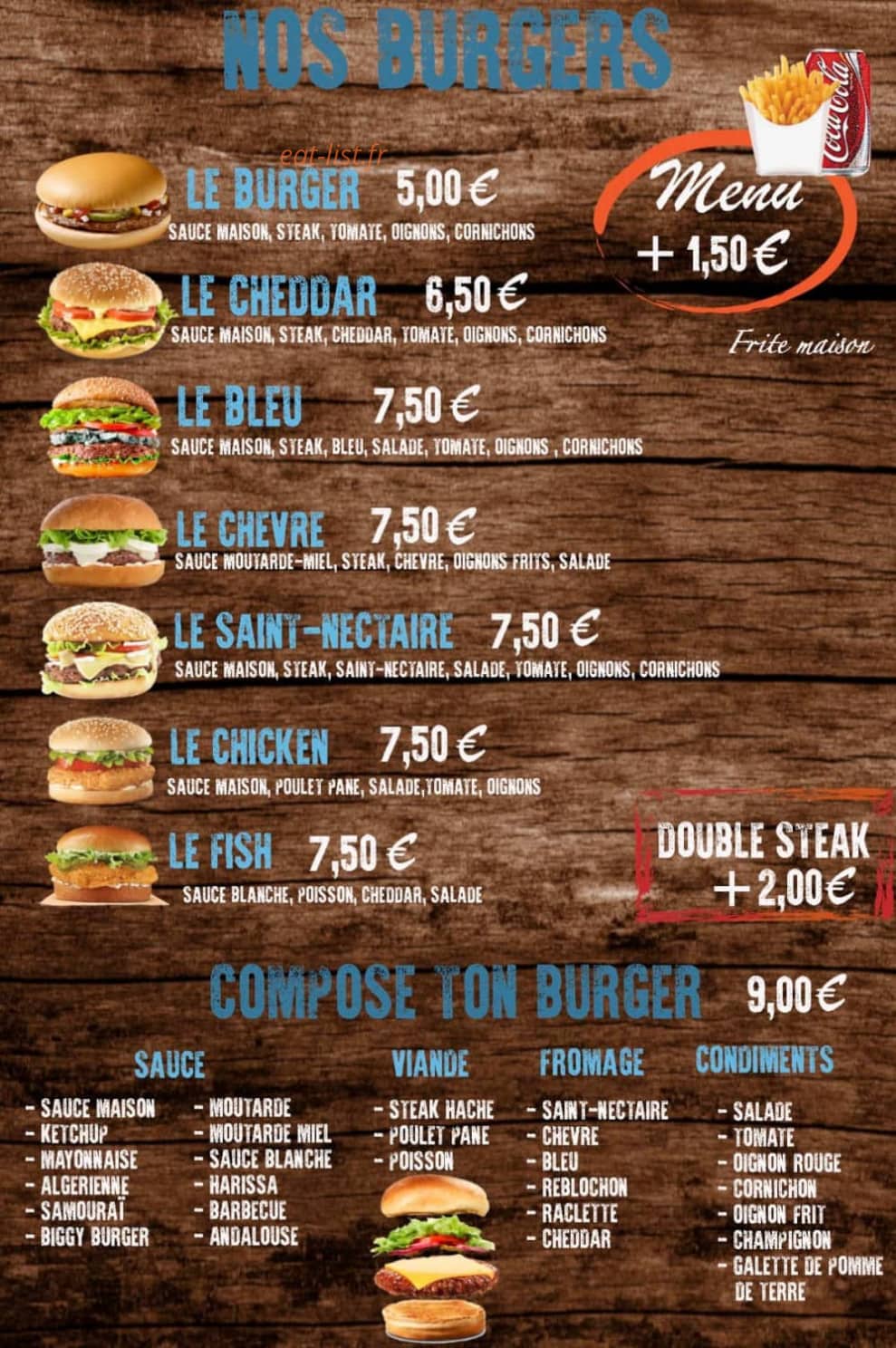 Le Mayl’s — carte page 1