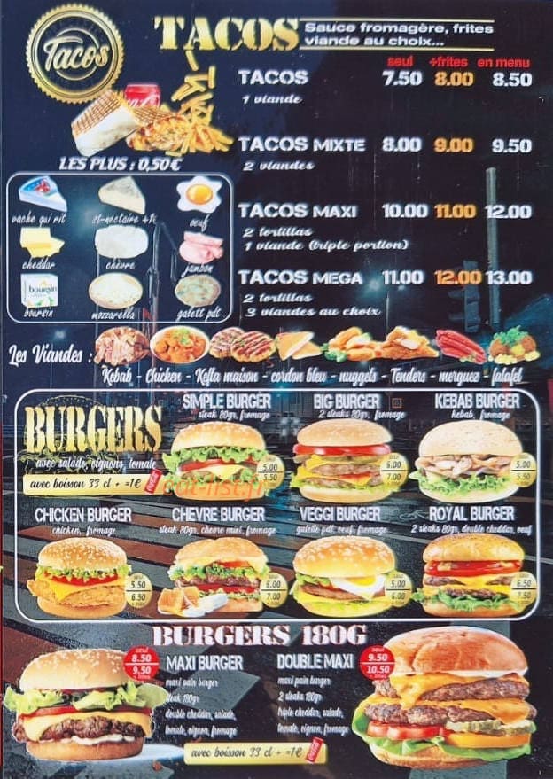 Snack'N-Cheese — carte page 4