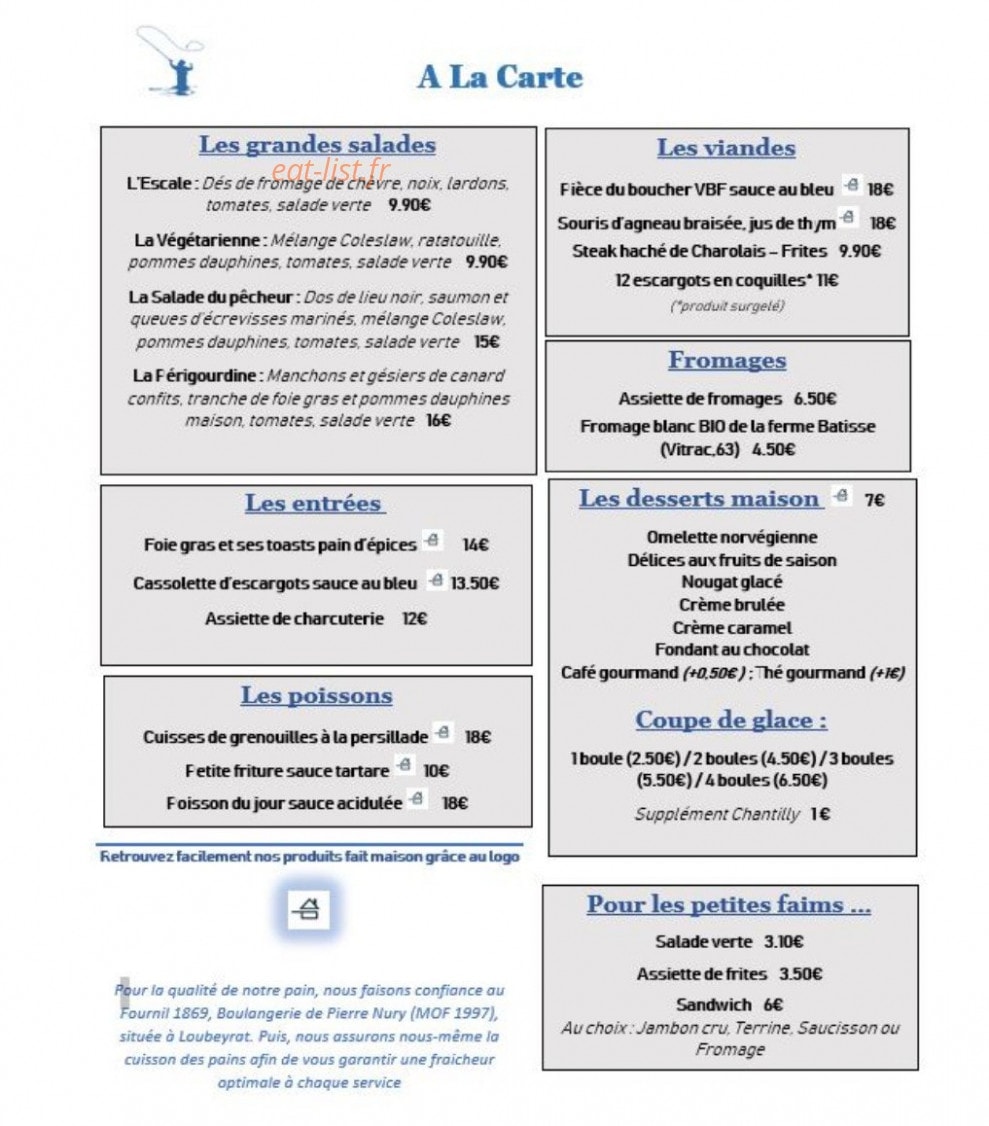 L'escale — carte page 1