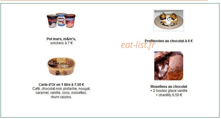 Bob's Pizza — carte page 9