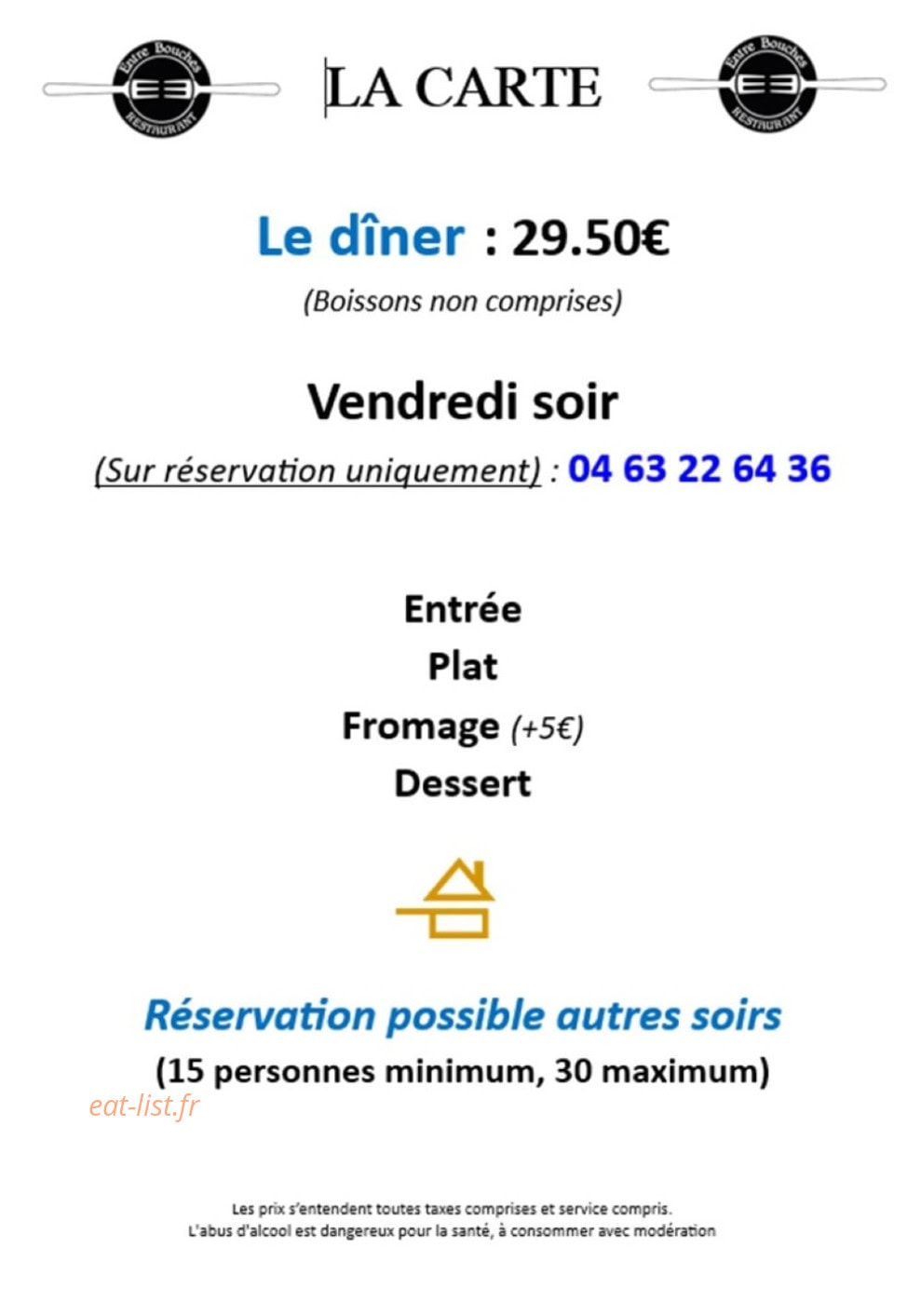 L'Entre Bouches — carte page 4