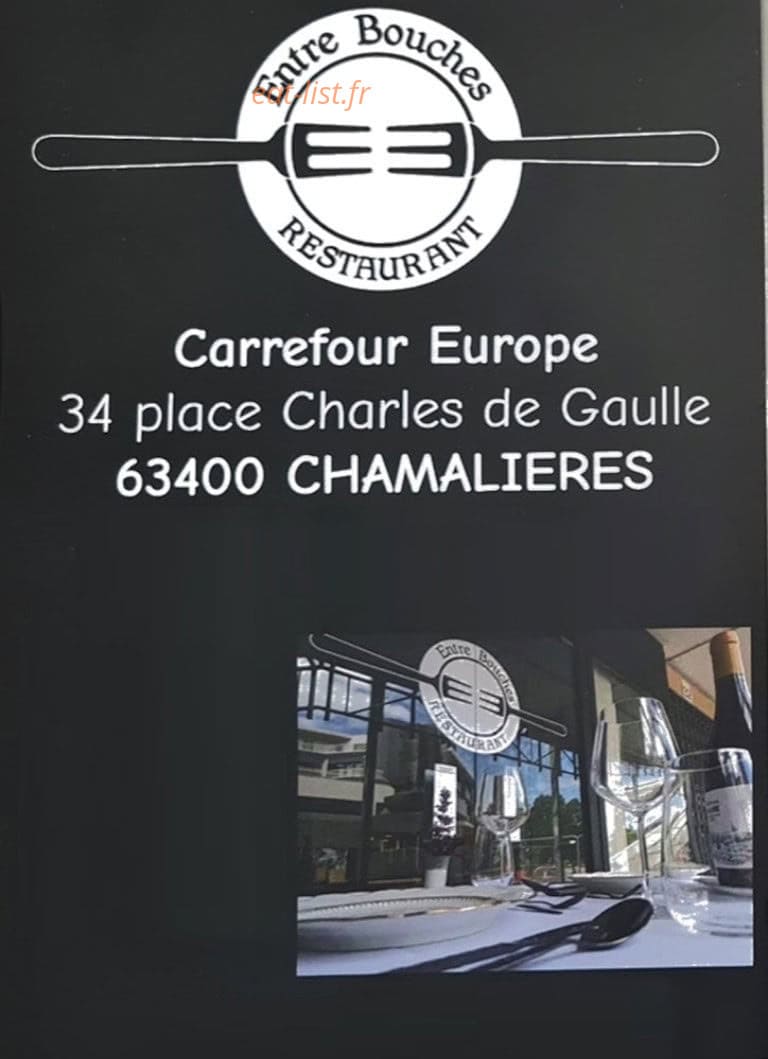 L'Entre Bouches — carte page 6
