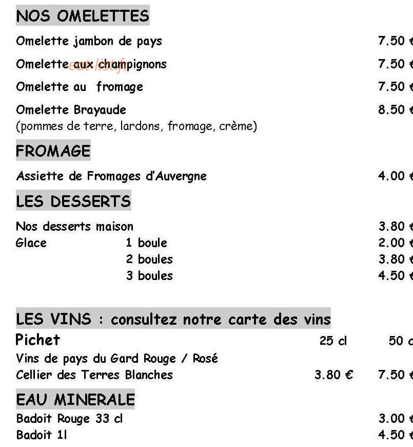 Le Carioca — carte page 2