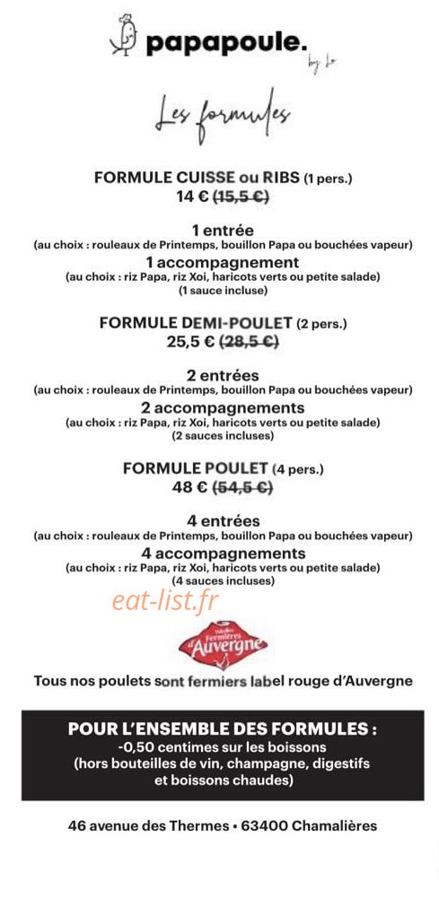 Papapoule By Lo — carte page 2