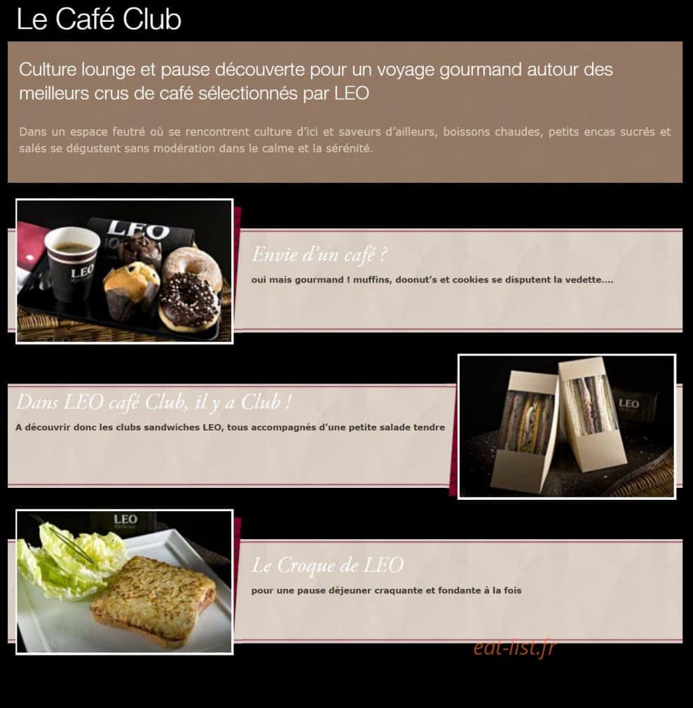 Leo Resto — carte page 6