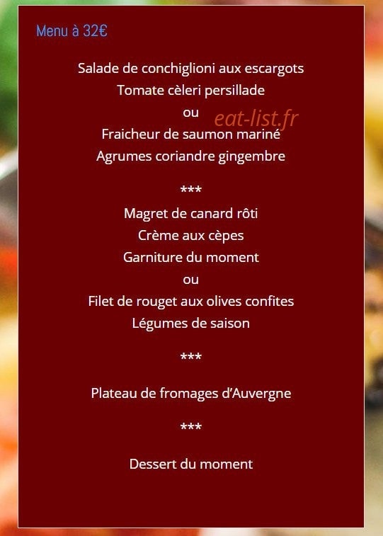 La Ferme De Chadet — carte page 3