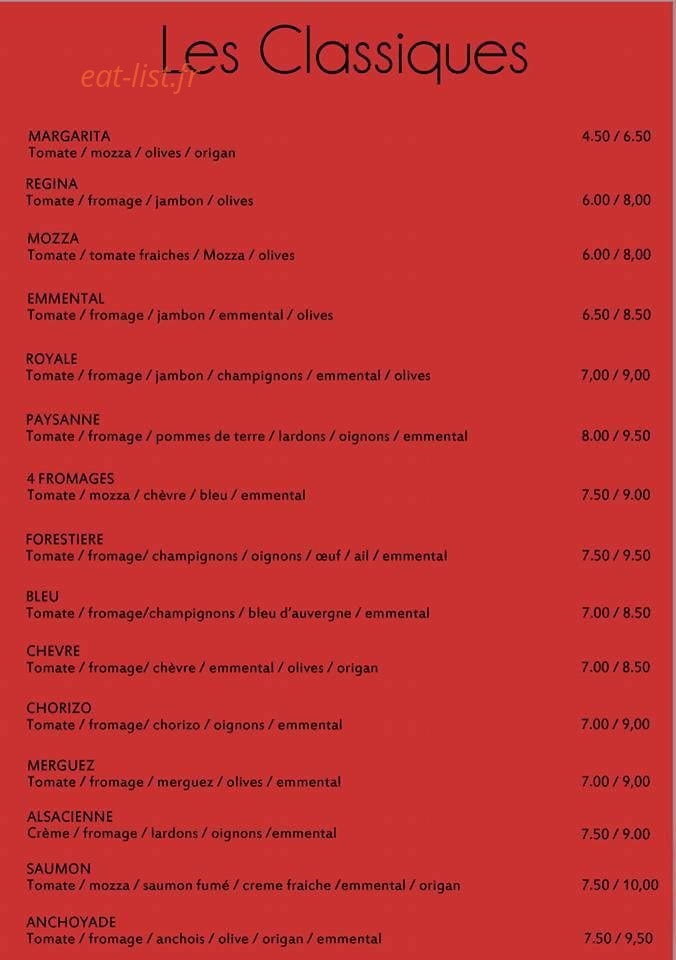 Aroma pizza — carte page 2