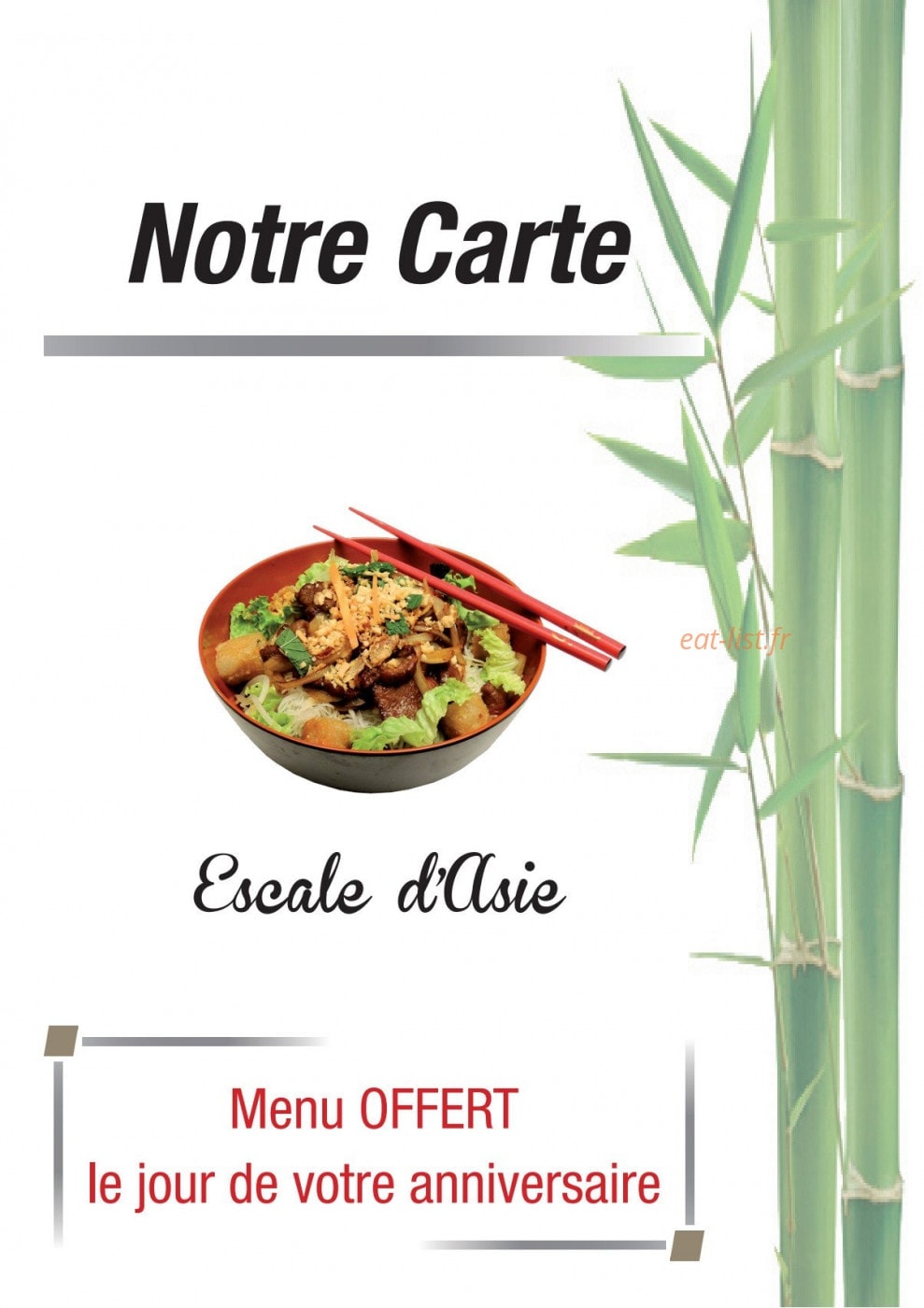Escale 'Asie — carte page 1