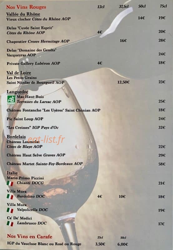 Le Pinocchio — carte page 12