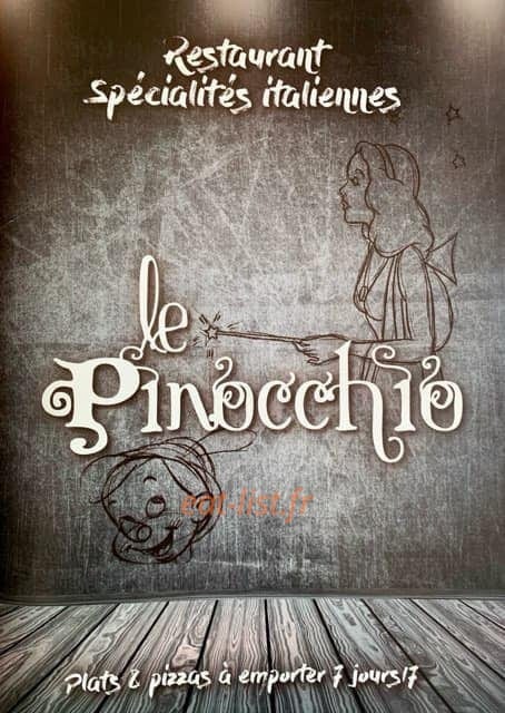 Le Pinocchio — carte page 1