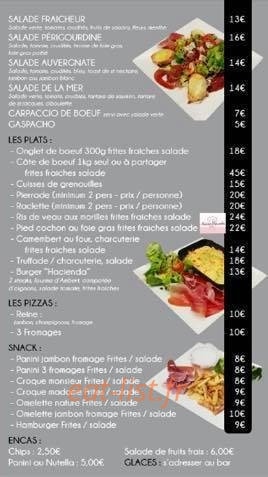 L'hacienda — carte page 2