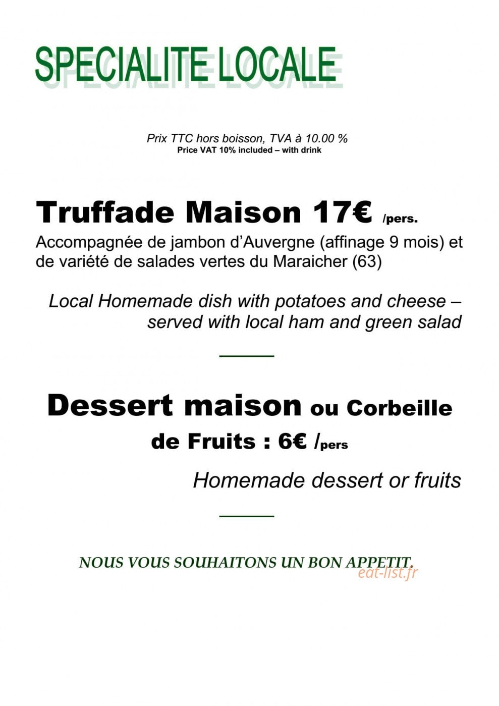 La Rose des Vents — carte page 6