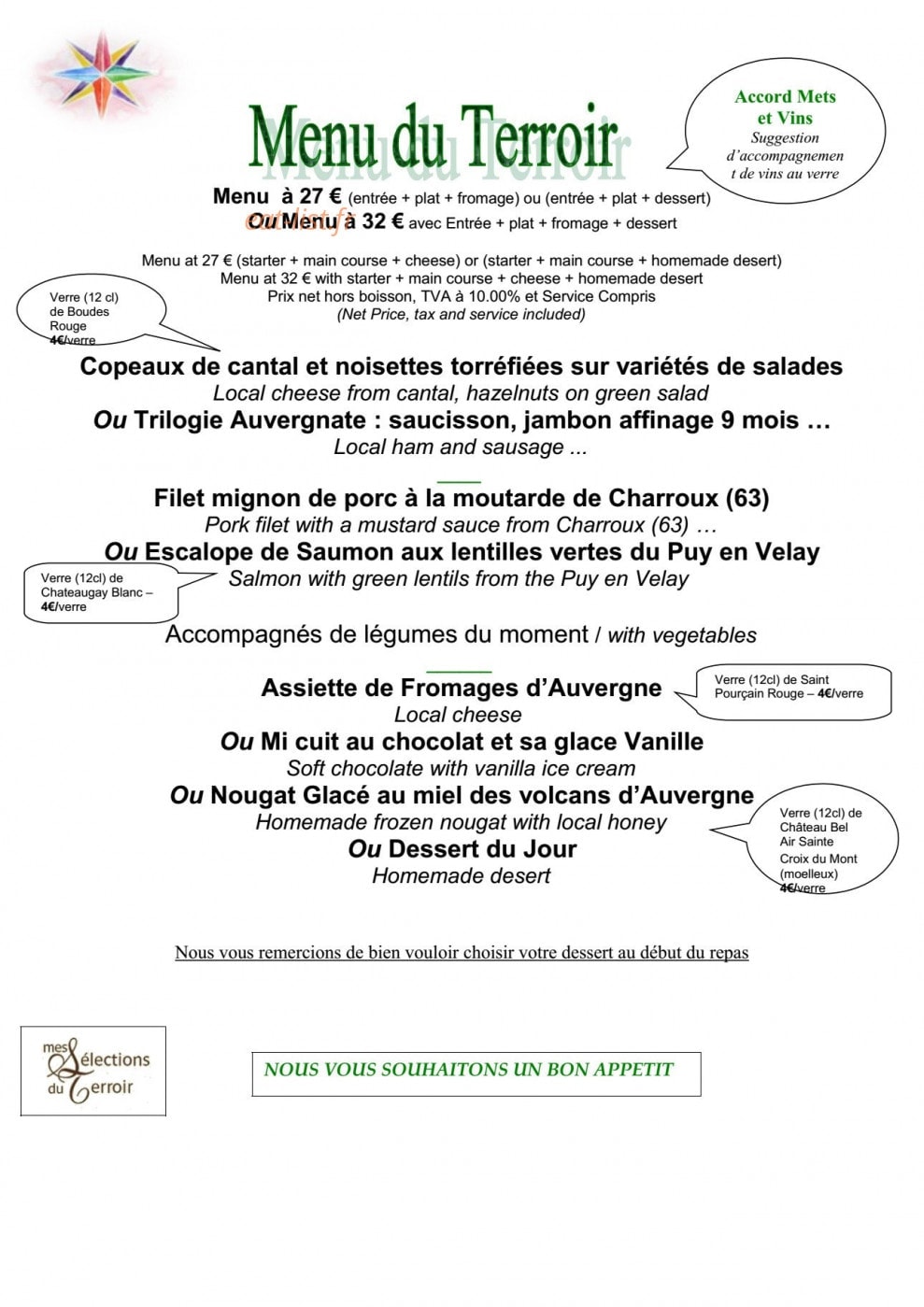 La Rose des Vents — carte page 7