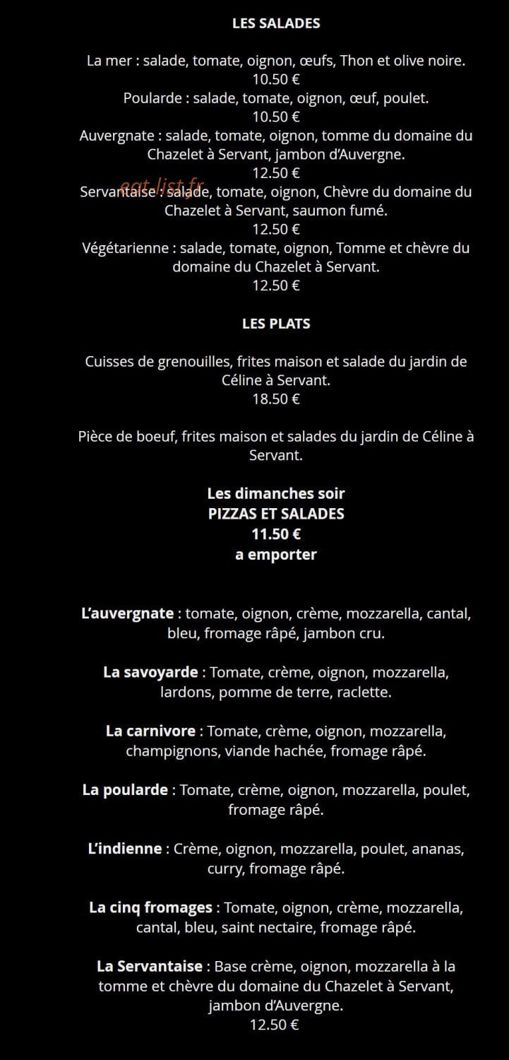 Les Pêcheurs — carte page 5
