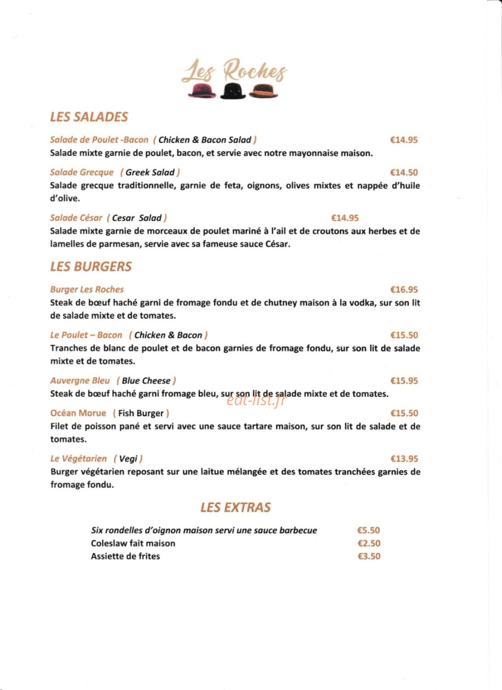 Les Roches — carte page 3