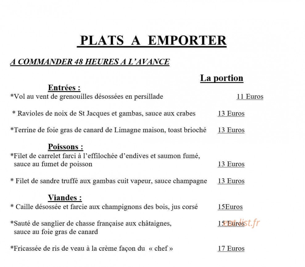 Les Copains — carte page 1