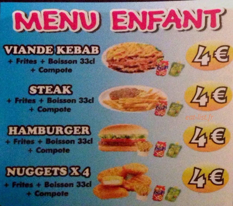 Stan Kebab — carte page 3