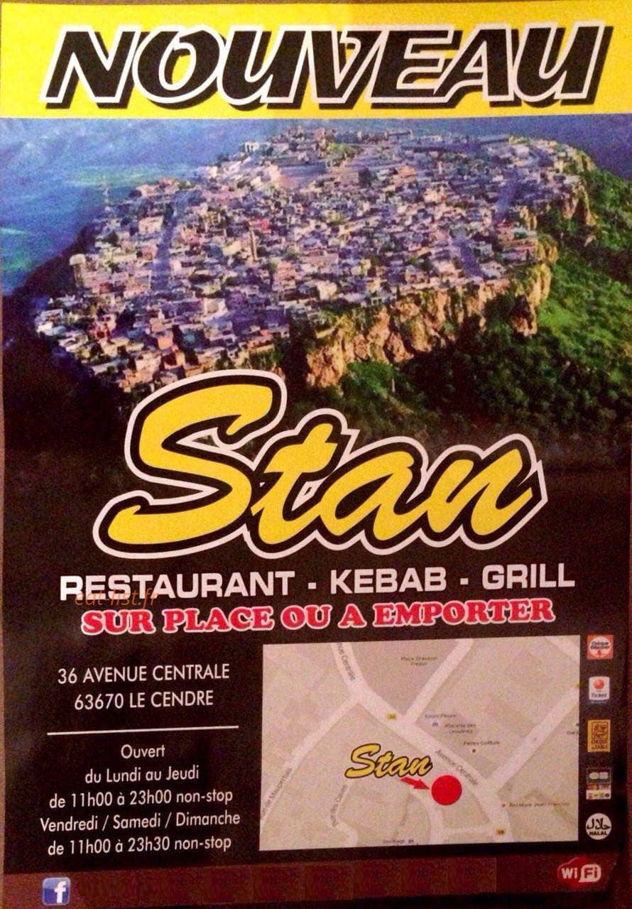Stan Kebab — carte page 1