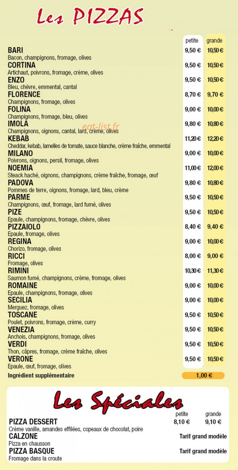 Casa Enrique — carte page 1