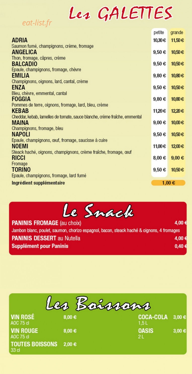 Casa Enrique — carte page 2