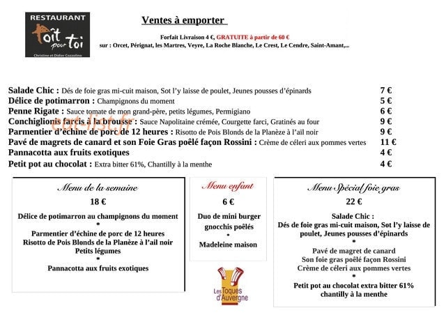 Toit pour Toi — carte page 1