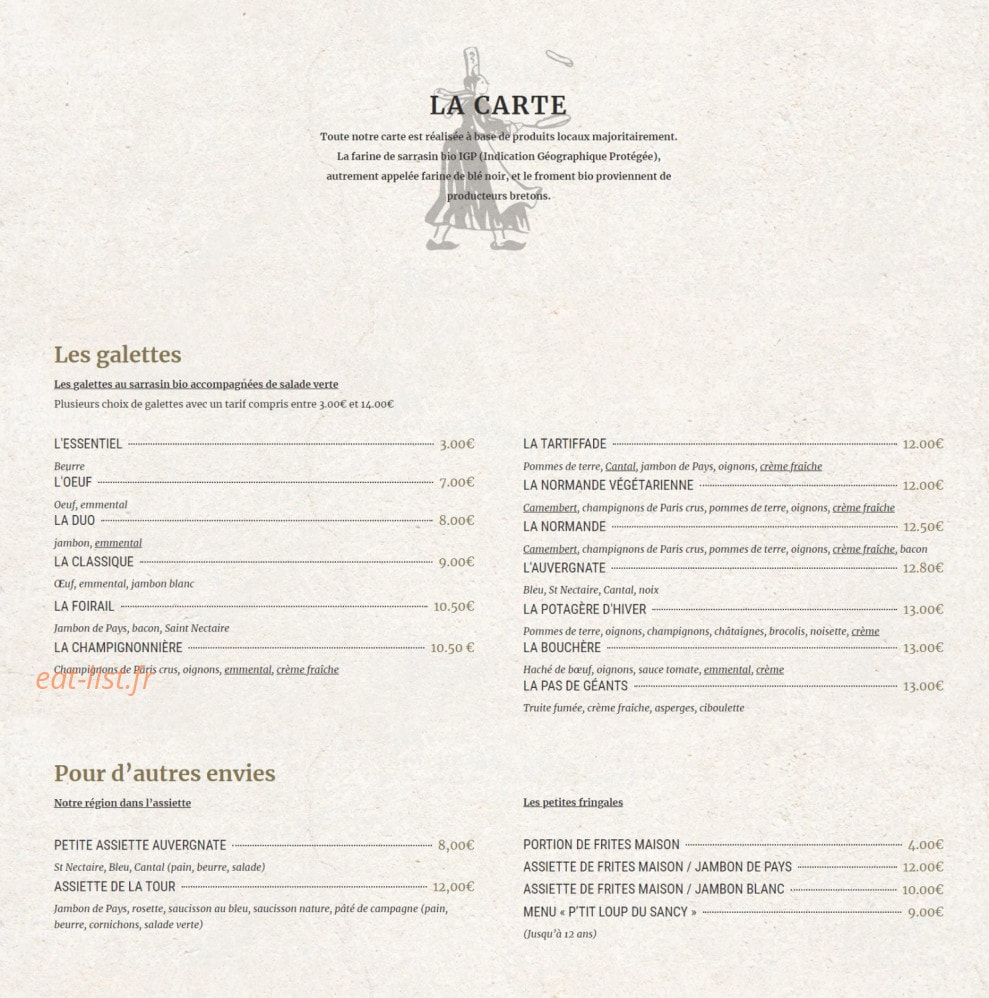 Les Pas de Géants — carte page 1