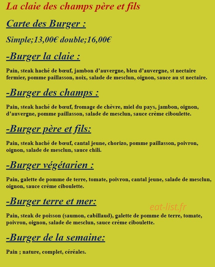La Claie des Champs — carte page 4