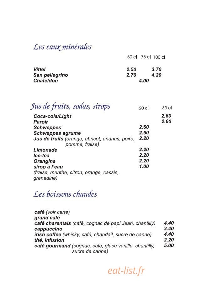 Le Dauphin — carte page 10