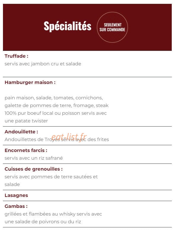 Le Glacier — carte page 3