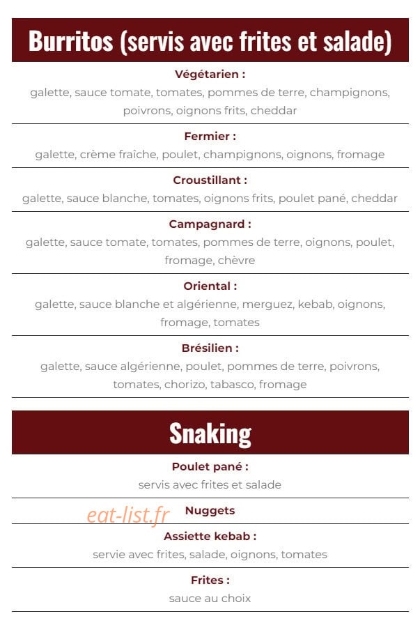 Le Glacier — carte page 4
