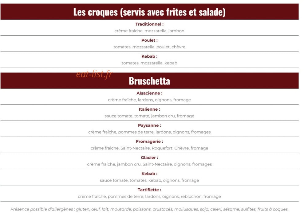 Le Glacier — carte page 5