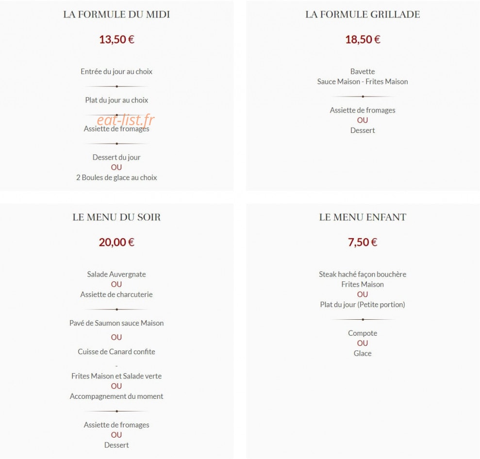 Le Saint-Joseph — carte page 1