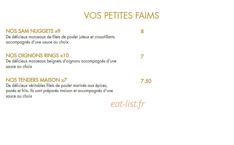 Oncle Sam's — carte page 12