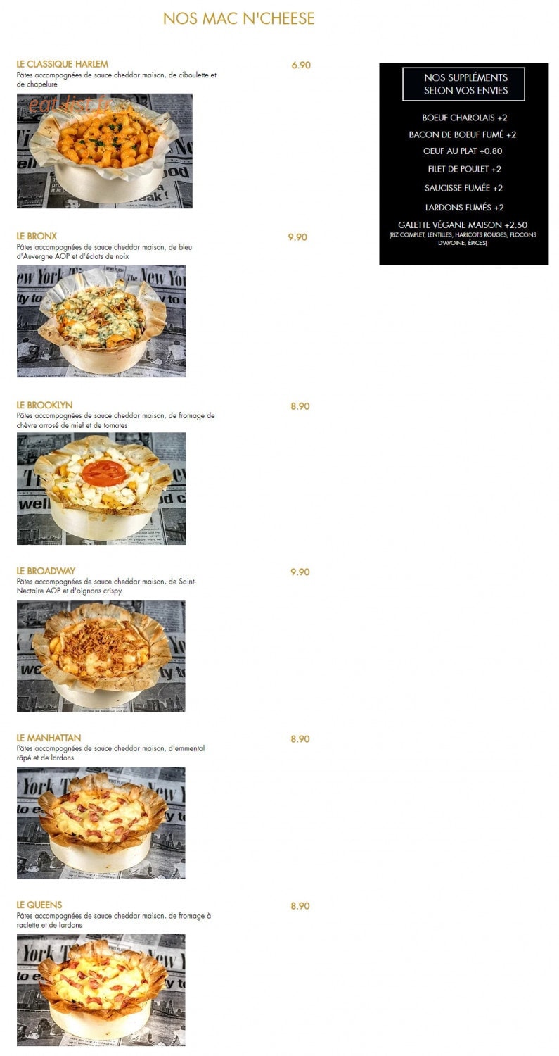 Oncle Sam's — carte page 9
