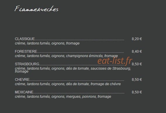 Limagne Pizza — carte page 3