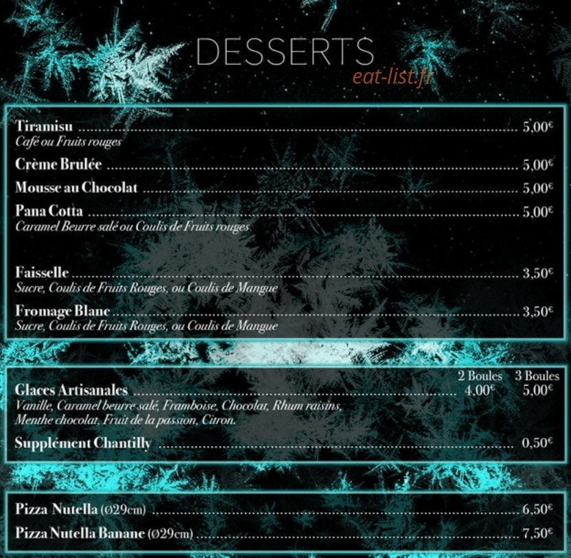 Pizzeria Ô'Nazadaire — carte page 6