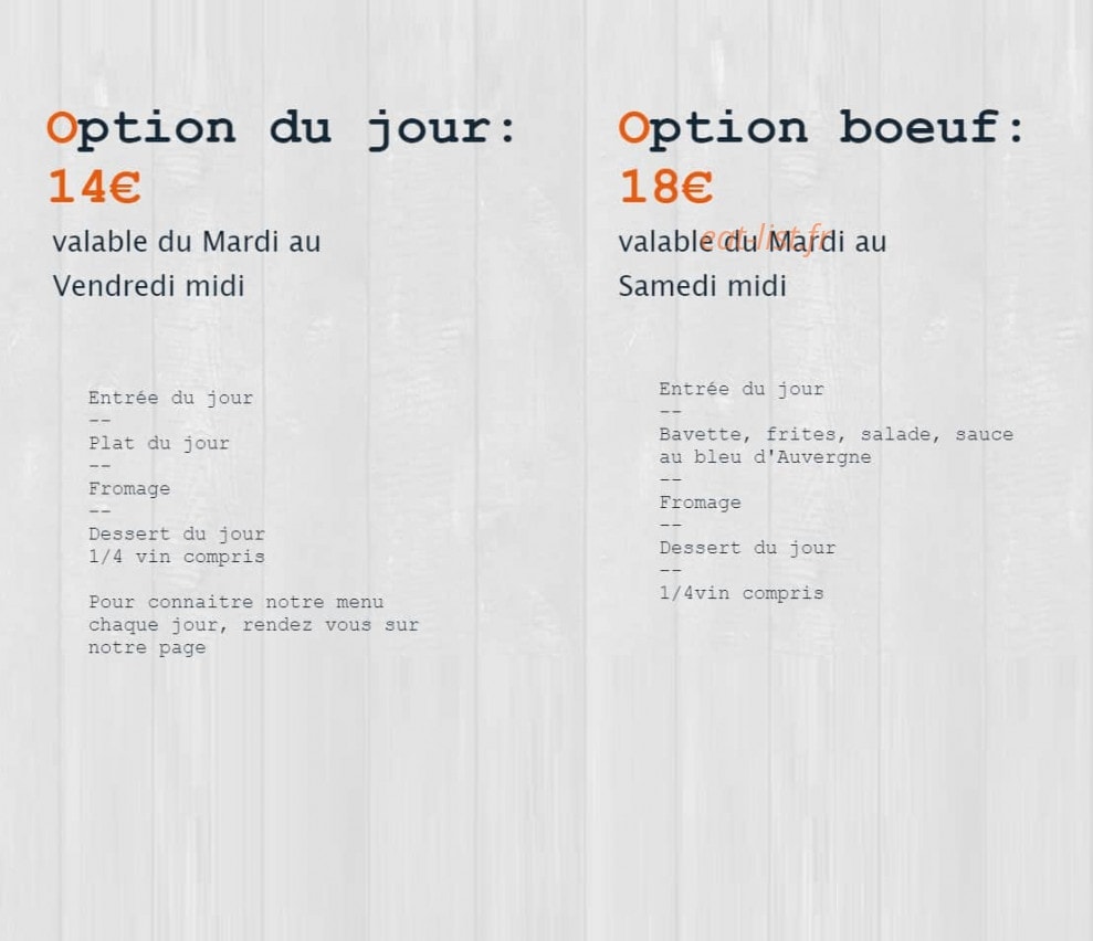 L'Option — carte page 1