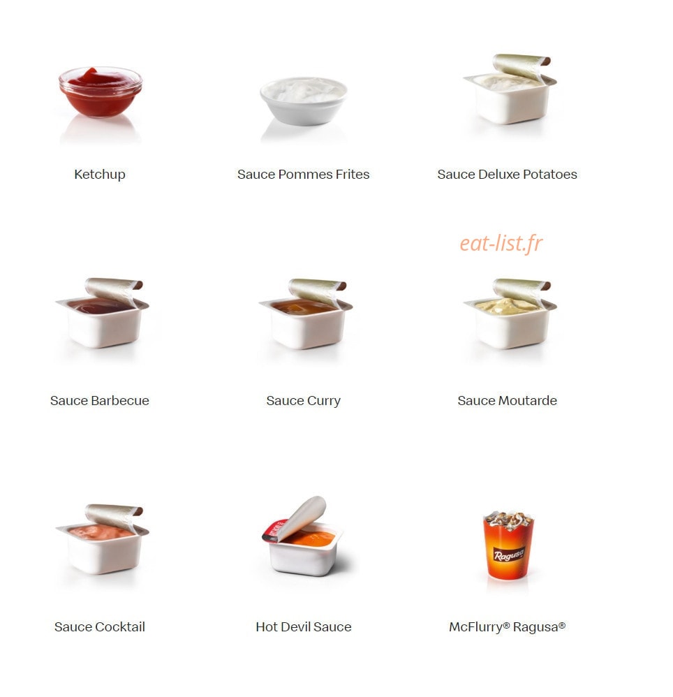 Mc Donald's — carte page 9