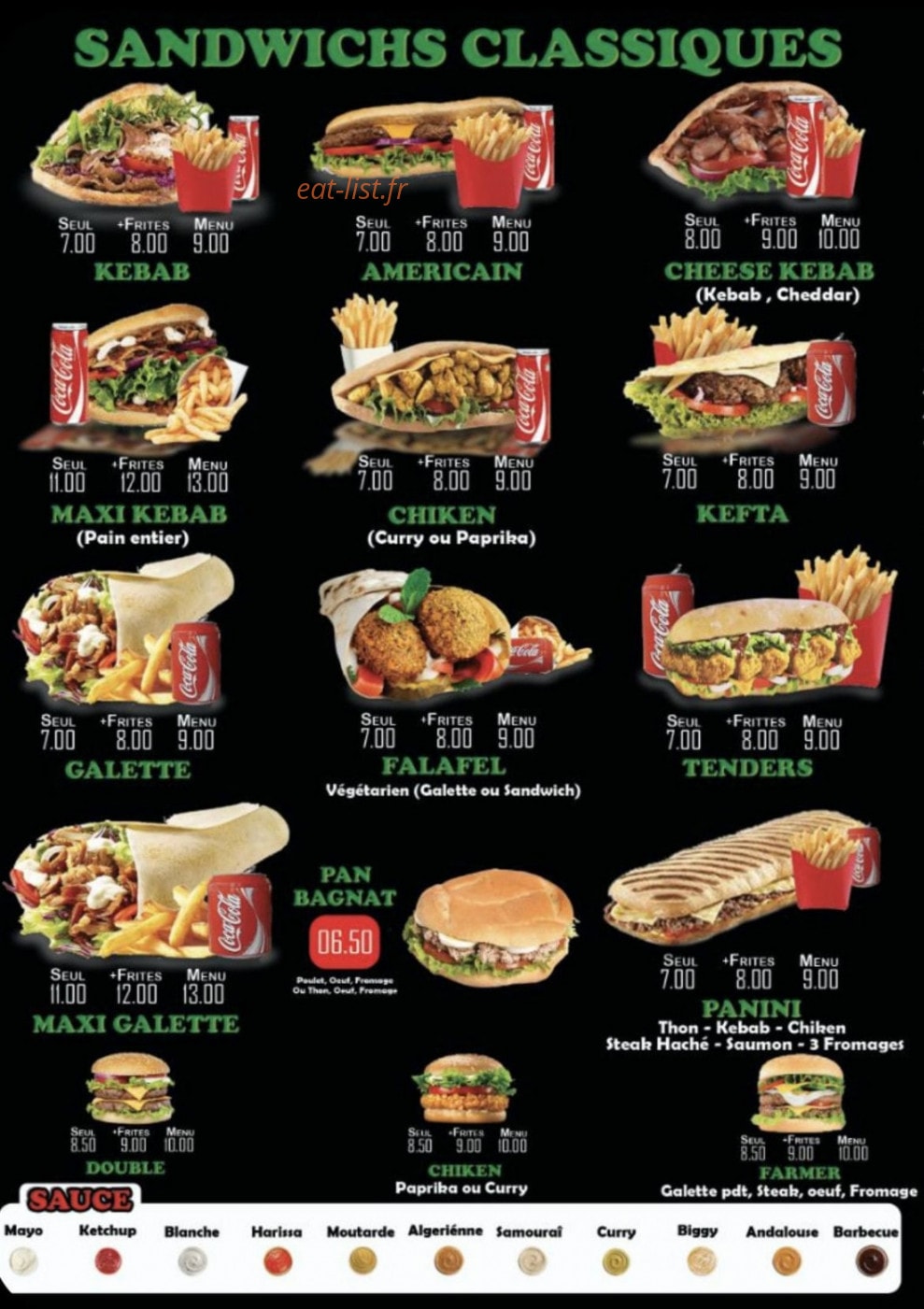 Original Food — carte page 2