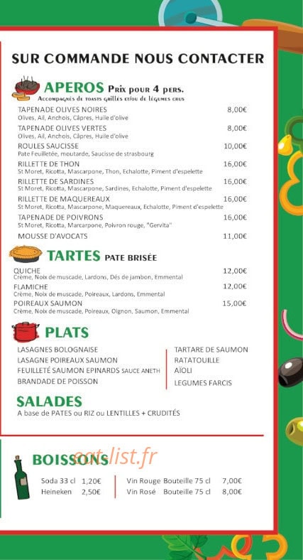 Marcello Pizzas — carte page 3