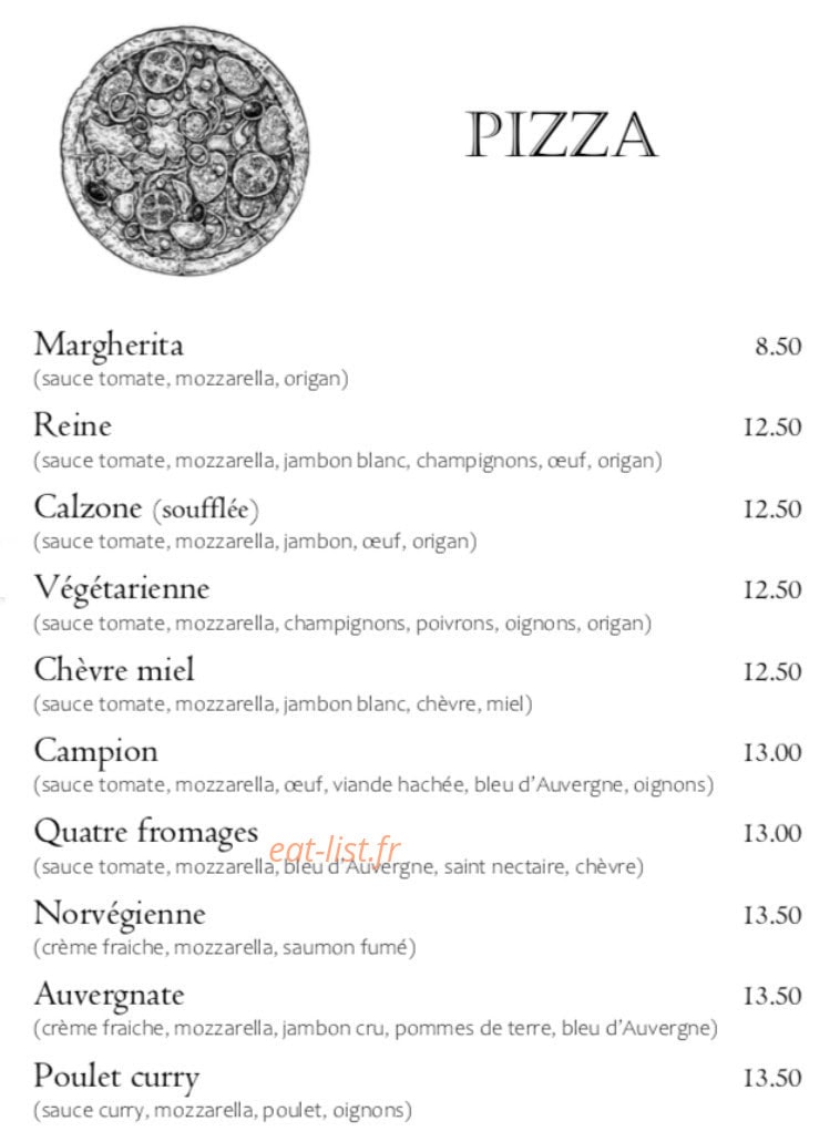 La Taverne du Lac — carte page 3