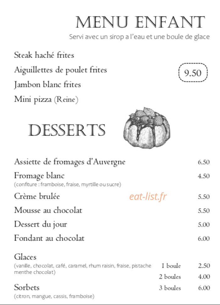 La Taverne du Lac — carte page 5