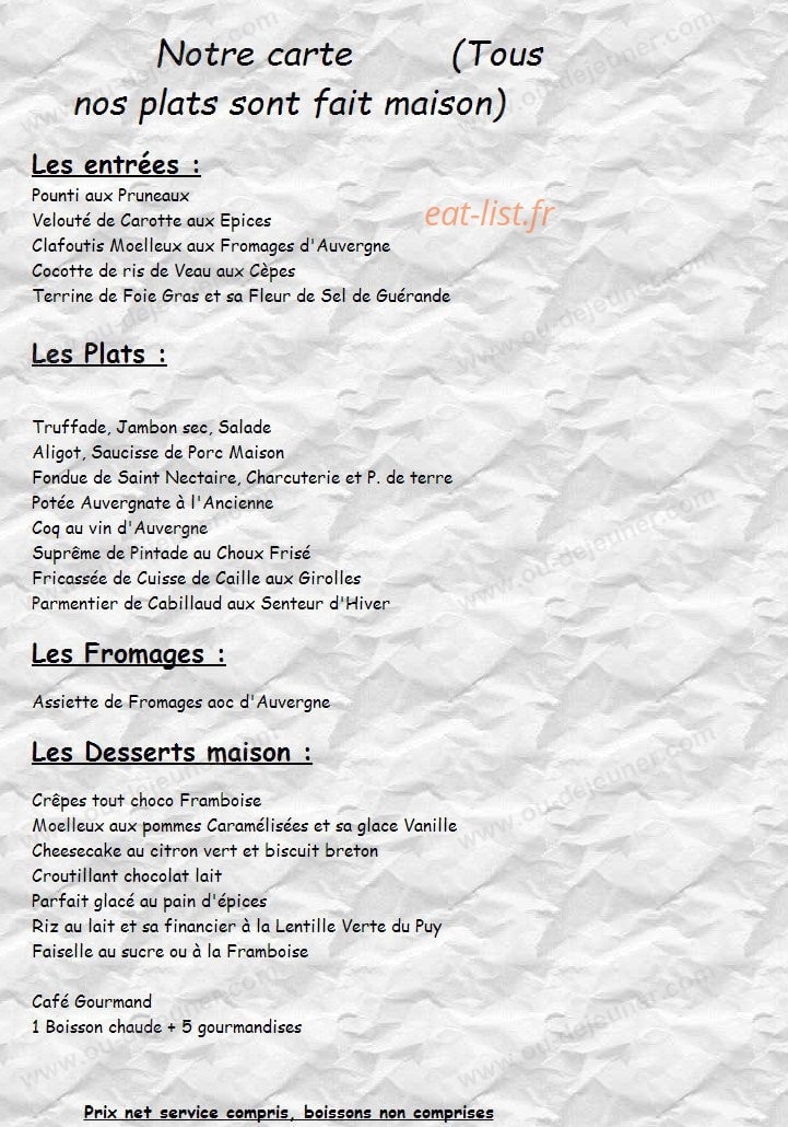Au Montagnard — carte page 3