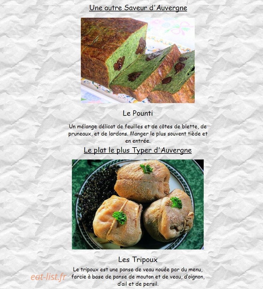 Au Montagnard — carte page 5