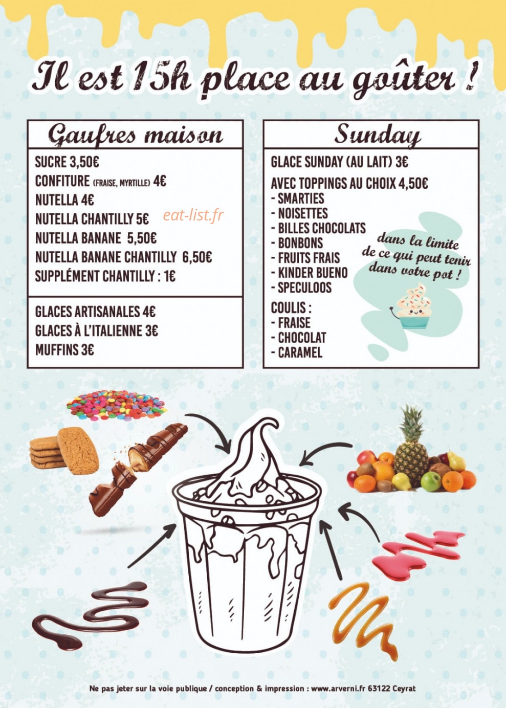 Ben's Burgers — carte page 2