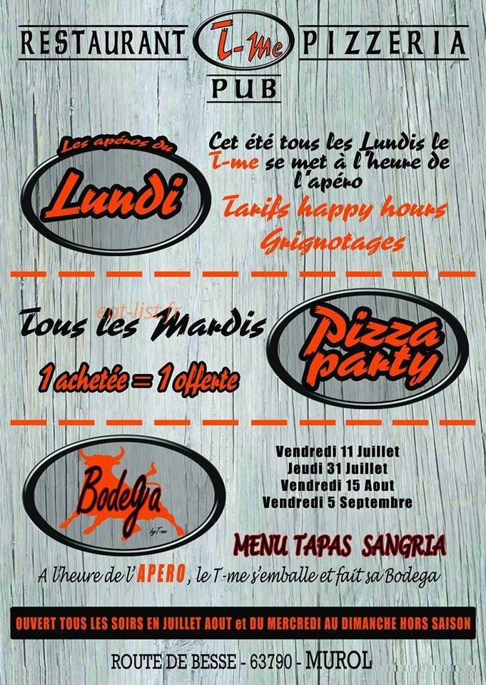 T-me — carte page 1