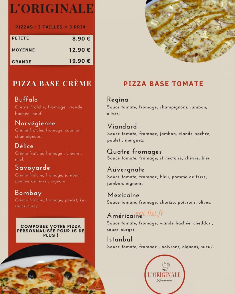 L'Originale — carte page 2