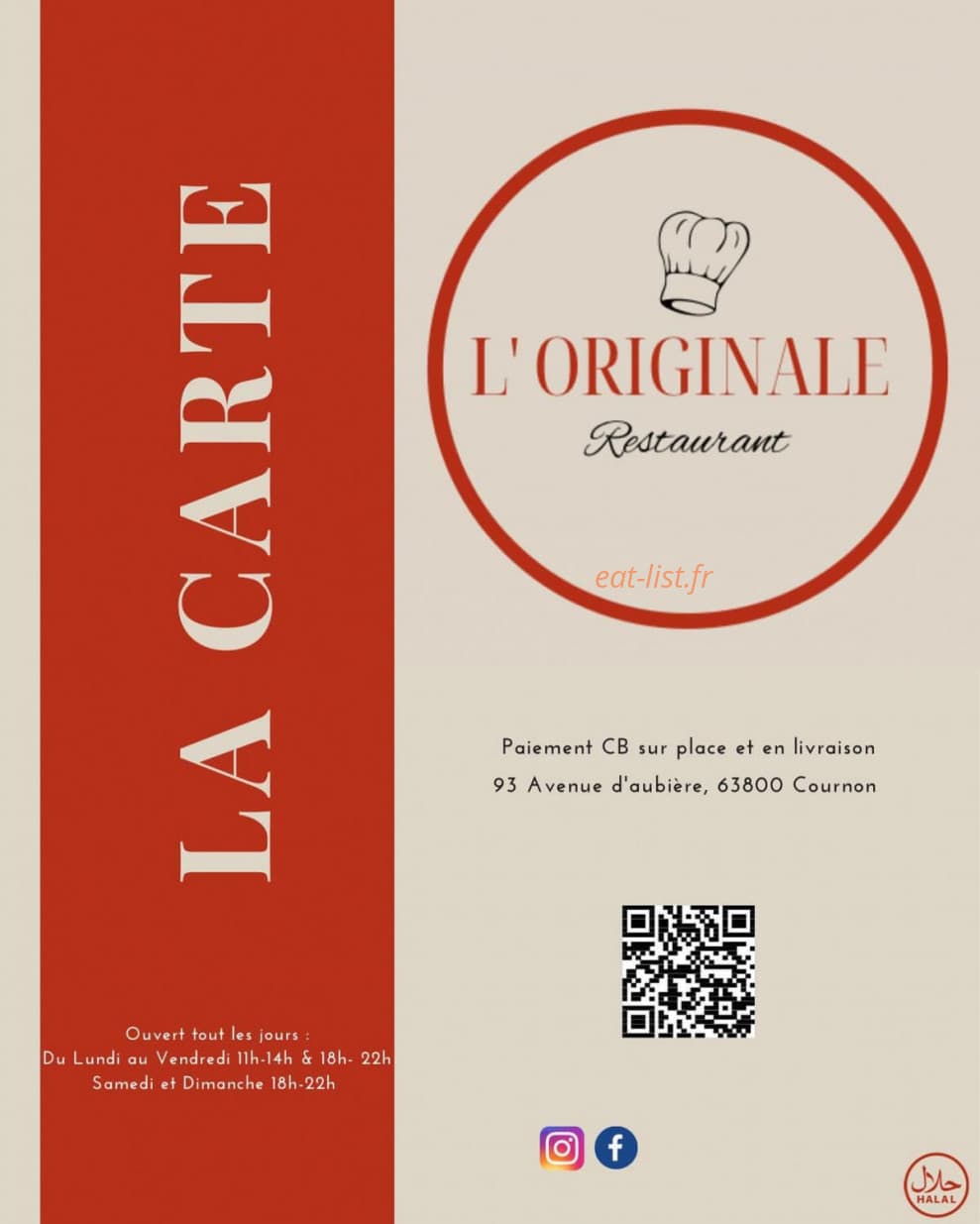L'Originale — carte page 1